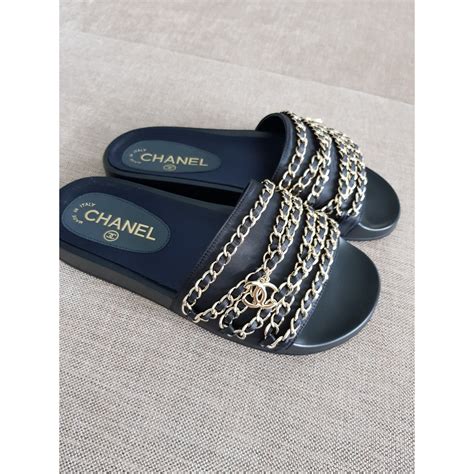 chanel slides chain|chanel slides price.